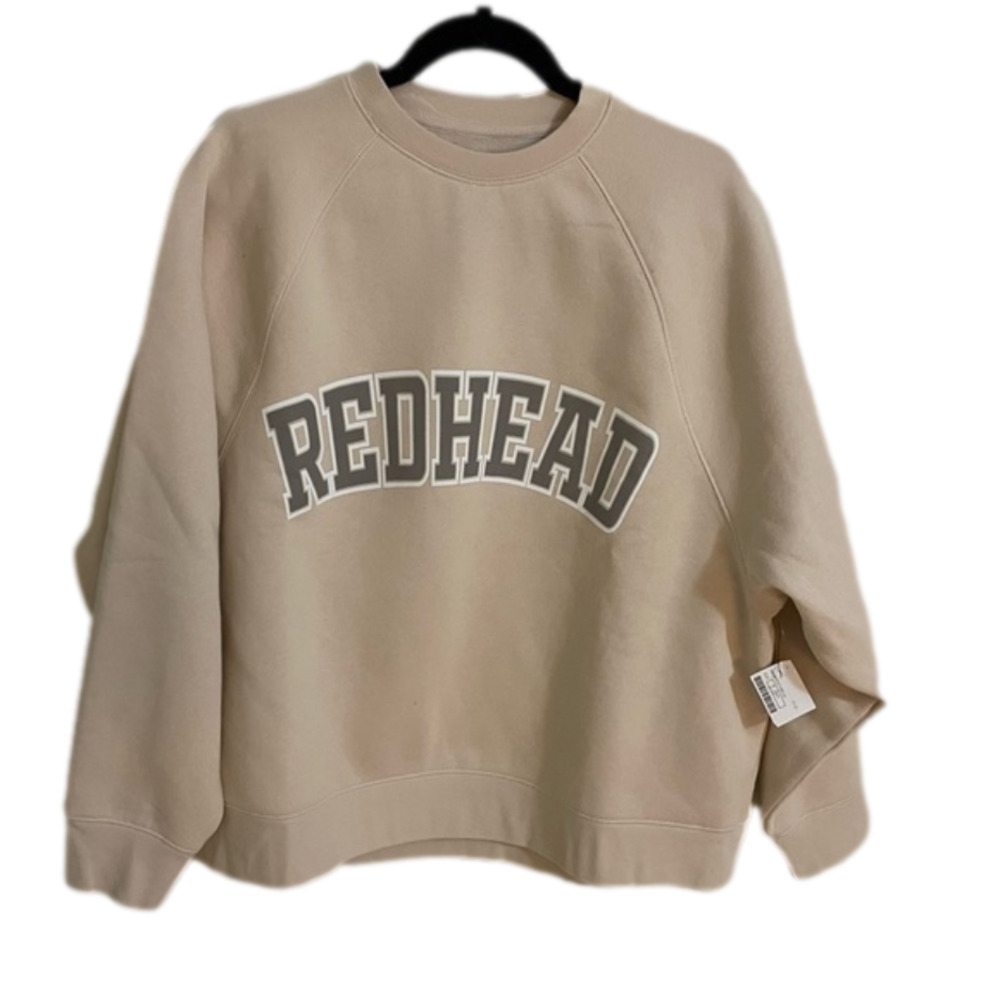 brunette the Label Redhead Not Your Boyfriend’s Crew Sweatshirt, Size S-M, M-L - Picture 3 of 9